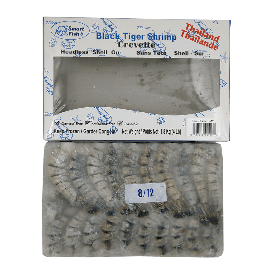 Shrimp Black Tiger Headless Shell-On 24lb