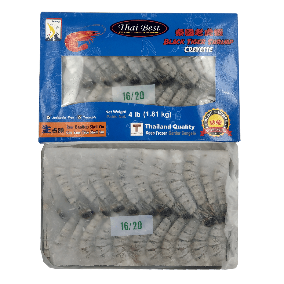 Shrimp Black Tiger Headless Shell-On 24lb