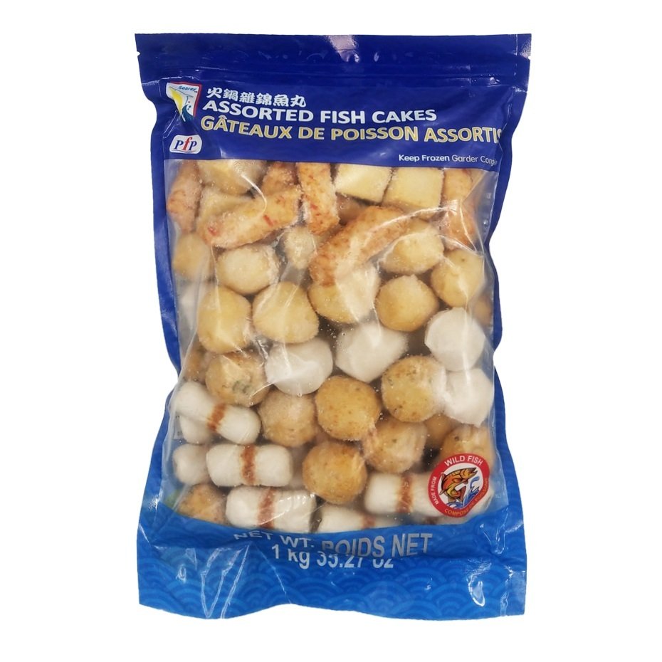 Assorted Fish Cakes 1kg x 10Pack 10kg