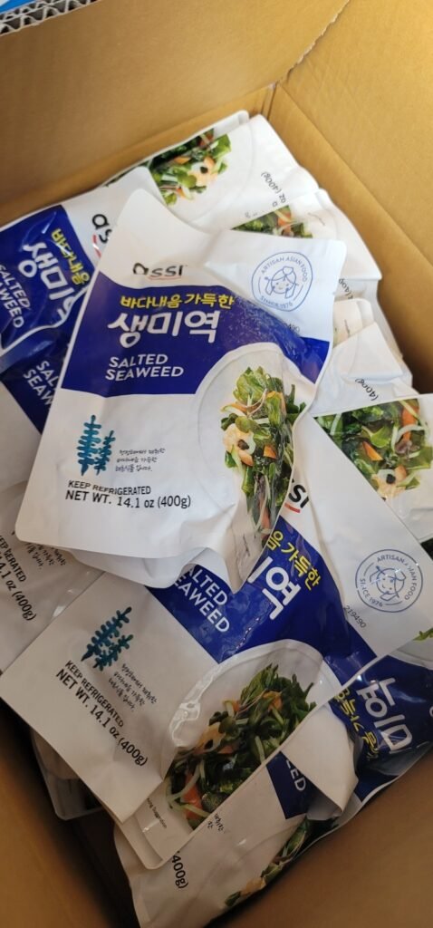 Salted Seaweed 400g x 20  8kg / cs