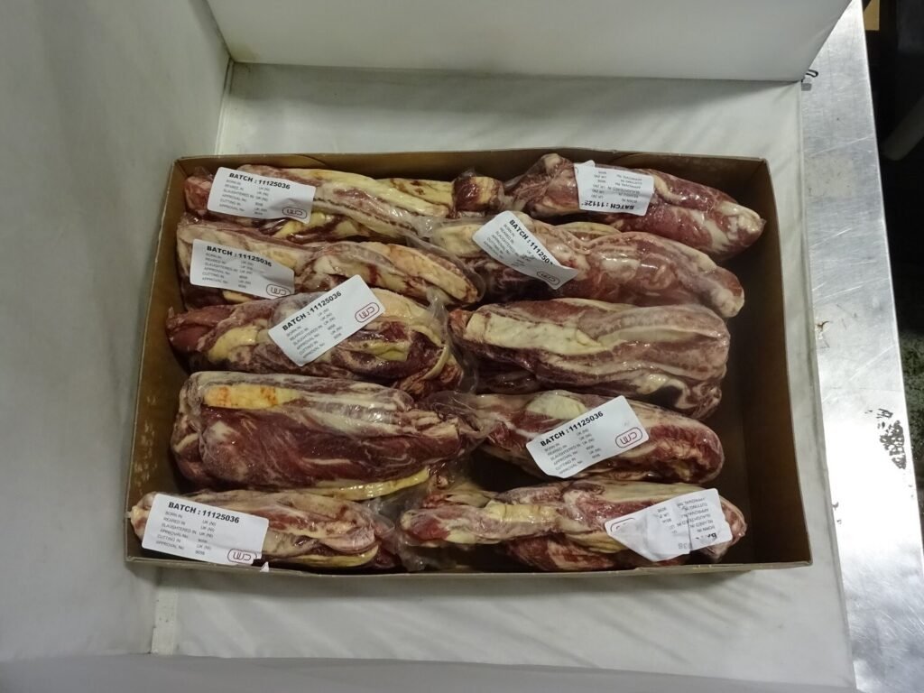 BEEF FINGER MEAT APPR. 19KG/CS 늑간살