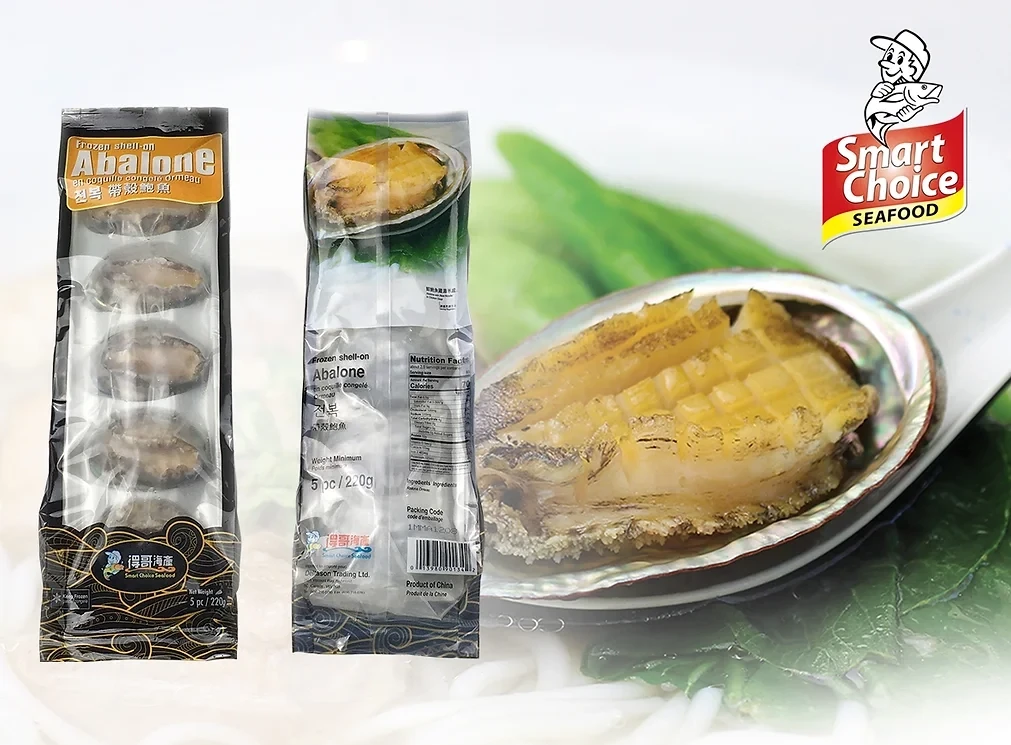 Half-Shell Abalone 5pc / 220g  6.6kg