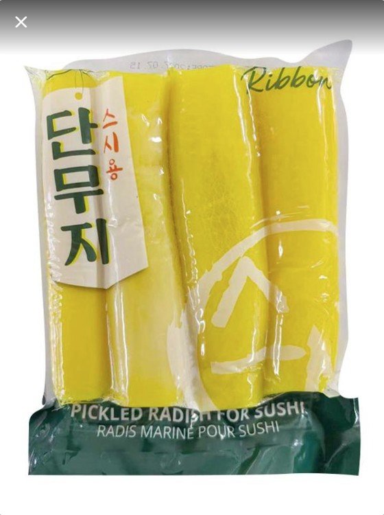 Radish Pickled Whole ( Yellow ) 1kg x 14pack